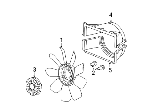 2012 Cadillac Escalade ESV Cooling Fan Diagram
