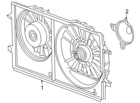 2006 Pontiac G6 Cooling System, Radiator, Water Pump, Cooling Fan Diagram