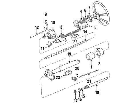 1994 GMC C3500 Ignition Lock Diagram