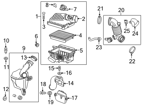 2016 Chevy Spark Crankshaft Position Sensor Diagram for 12638559