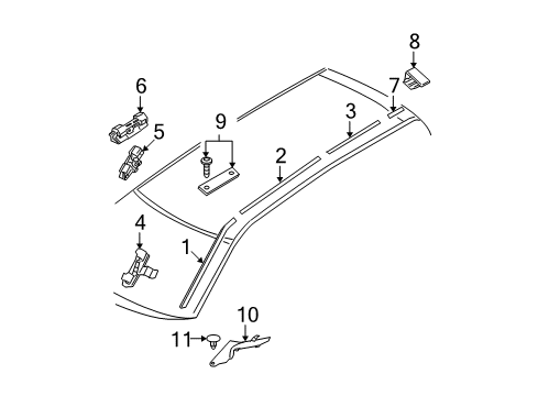 Bolt, Transmission Clutch, Driver Side Diagram for 8686124