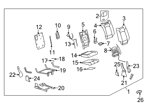 2012 Buick Enclave Third Row Seats Diagram