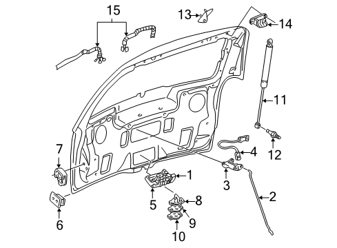 2005 Pontiac Montana Lift Gate Diagram