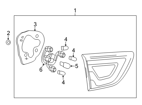 2017 Chevy Traverse Tail Lamps Diagram