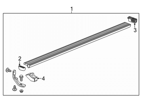 2021 Chevy Silverado 2500 HD Running Board Diagram 12 - Thumbnail