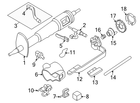 1994 GMC Sonoma Shift Lever Diagram for 15953828