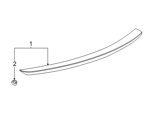 2017 Buick LaCrosse Rear Spoiler Diagram