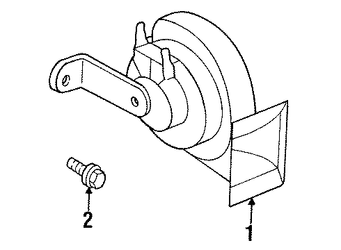 1999 Saturn SL2 Horn Diagram