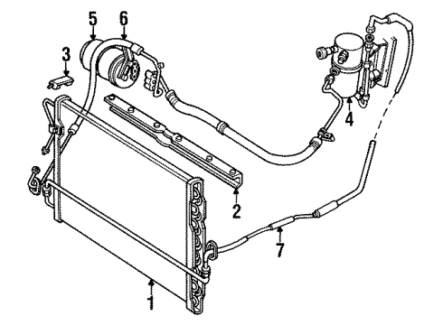 1991 Pontiac 6000 Air Conditioner Diagram