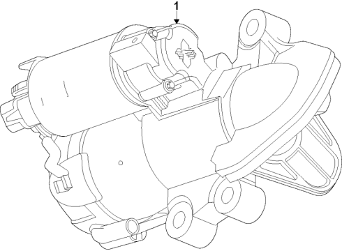 2023 Cadillac XT6 Starter Diagram