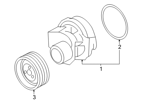 2010 Chevy Aveo5 Cooling System, Radiator, Water Pump, Cooling Fan Diagram