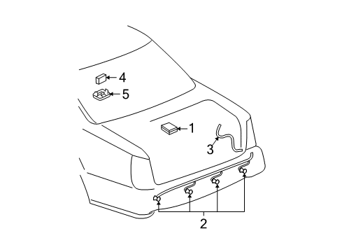2005 Buick Park Avenue Electrical Components Diagram
