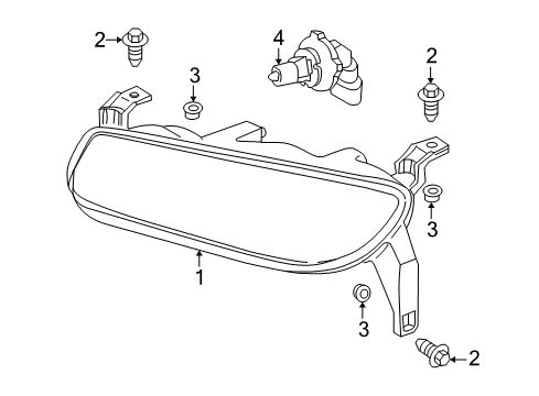 2000 Saturn LW2 Bulbs Diagram