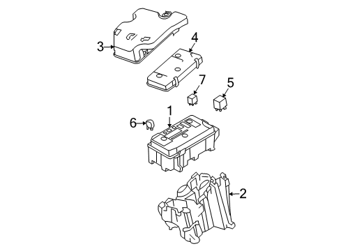 2011 Cadillac DTS Electrical Components Diagram