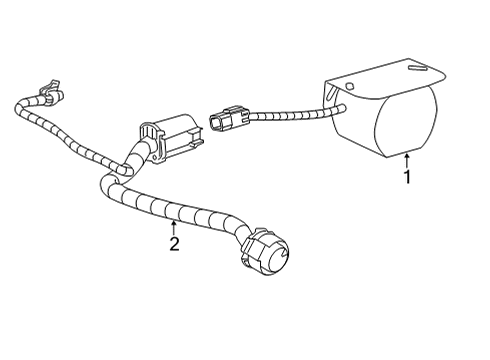 2022 Chevy Silverado 3500 HD Electrical Components Diagram