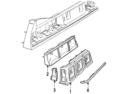 1987 Chevy Celebrity Tail Lamps Diagram