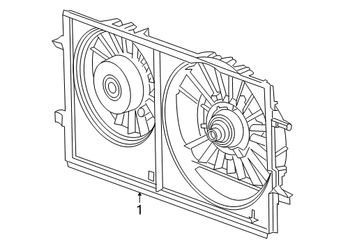 2007 Pontiac G6 Cooling System, Radiator, Water Pump, Cooling Fan Diagram 7 - Thumbnail