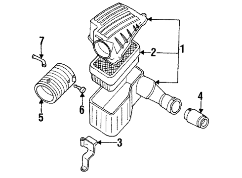 1995 Chevy Corsica Air Intake Diagram