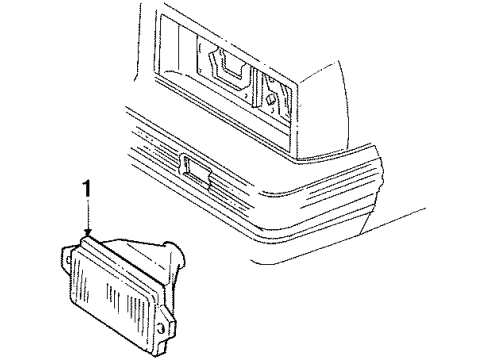 1987 Pontiac Grand Prix Park Lamps Diagram