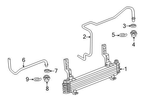 2014 Chevy Silverado 2500 HD Trans Oil Cooler Diagram