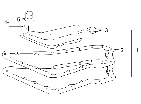 2010 Chevy HHR Transaxle Parts Diagram