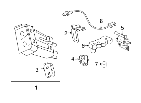 2006 Chevy HHR Pressure Sensor Diagram for 9377680