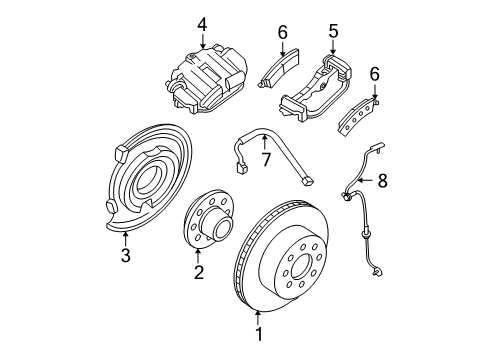 2012 Cadillac Escalade Anti-Lock Brakes Diagram