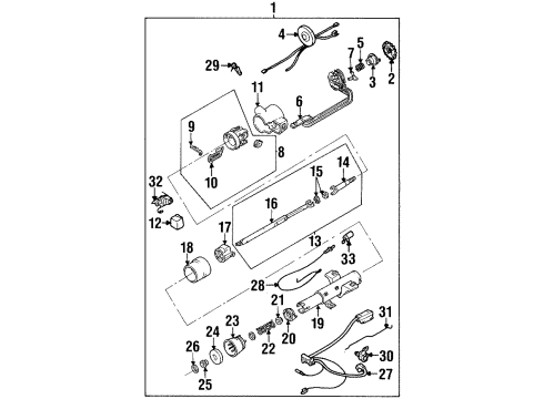2002 Cadillac Eldorado Ignition Lock Diagram