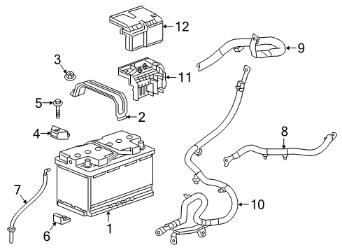 2017 Buick LaCrosse Battery Diagram