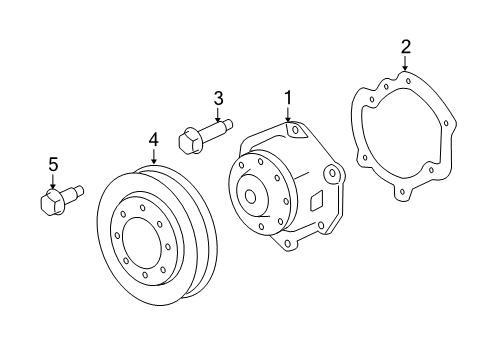 2010 Chevy Equinox Cooling System, Radiator, Water Pump, Cooling Fan Diagram