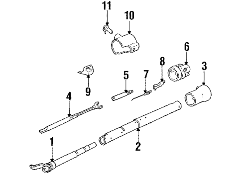 1984 Cadillac DeVille Ignition Lock Diagram