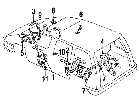1994 Oldsmobile Silhouette Anti-Lock Brakes Diagram