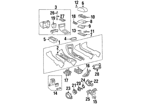 1992 Cadillac Eldorado Gear Indicator Diagram for 3525648