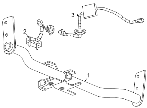 2014 GMC Terrain Connector Wire, Rear Diagram for 10364351