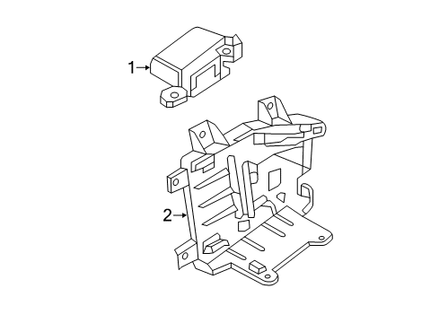 2020 Cadillac Escalade ESV Electrical Components Diagram