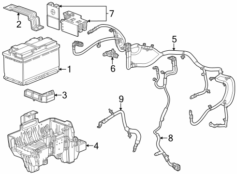 2023 GMC Canyon Battery Diagram