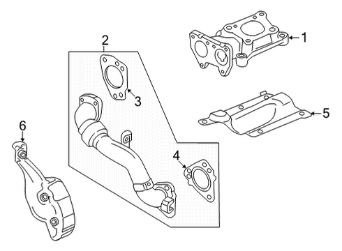 2022 Chevy Silverado 3500 HD Turbocharger & Components Diagram