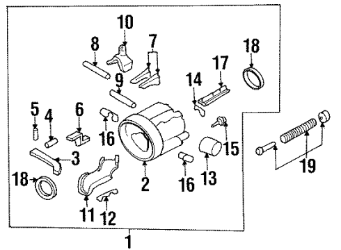 1998 Chevy Monte Carlo Housing & Components Diagram