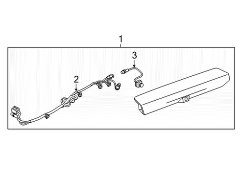 2023 Chevy Silverado 1500 Parking Aid Diagram