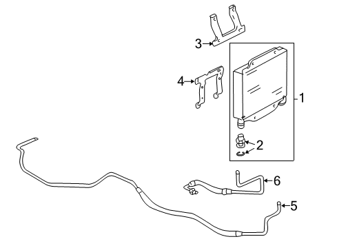 1994 GMC C3500 Trans Oil Cooler Diagram