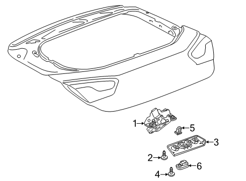 2019 Chevy Cruze Lift Gate Diagram