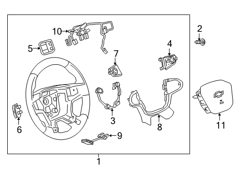 2023 Chevy Traverse Cruise Control Diagram