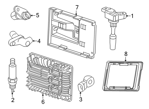 2016 Cadillac ATS Ignition System Diagram