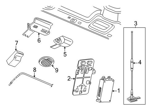 2004 Saturn Vue Module Diagram for 25749851