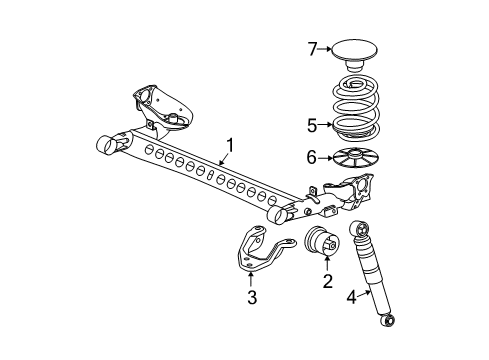 2010 Chevy HHR Rear Suspension Diagram