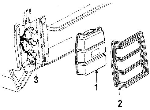 1984 Chevy Impala Tail Lamps Diagram