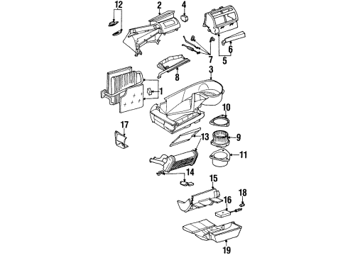 2000 Saturn SC1 Air Conditioner Diagram