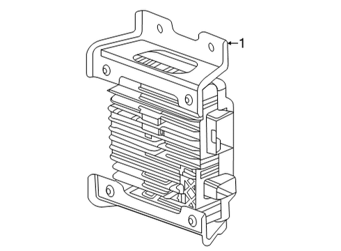 2022 GMC Sierra 3500 HD Electrical Components Diagram