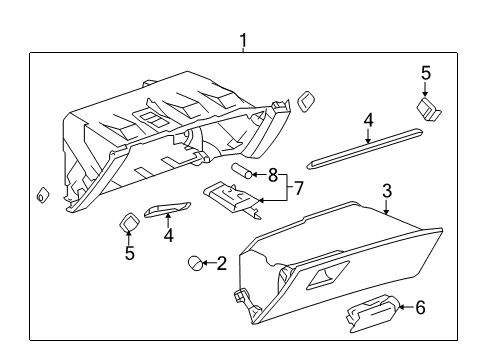 2014 Buick LaCrosse Glove Box Diagram