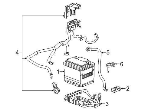 2015 Chevy Spark EV Hybrid Components, Battery, Cooling System Diagram